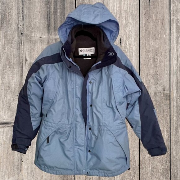 COLUMBIA Bugaboo 3-IN-1 Fleece Interchange Hooded Ski Snowboard Jacket Coat M - Picture 1 of 15